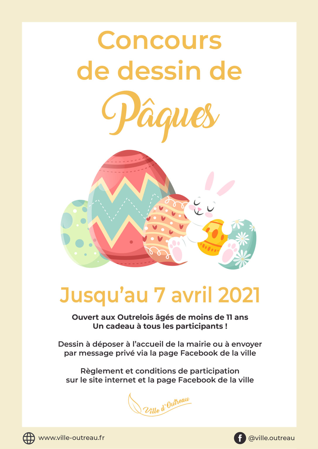 Concours de dessin de Pâques Site de la ville d Outreau