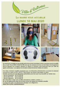 Lire la suite à propos de l’article La mairie vous accueille lundi 18 mai